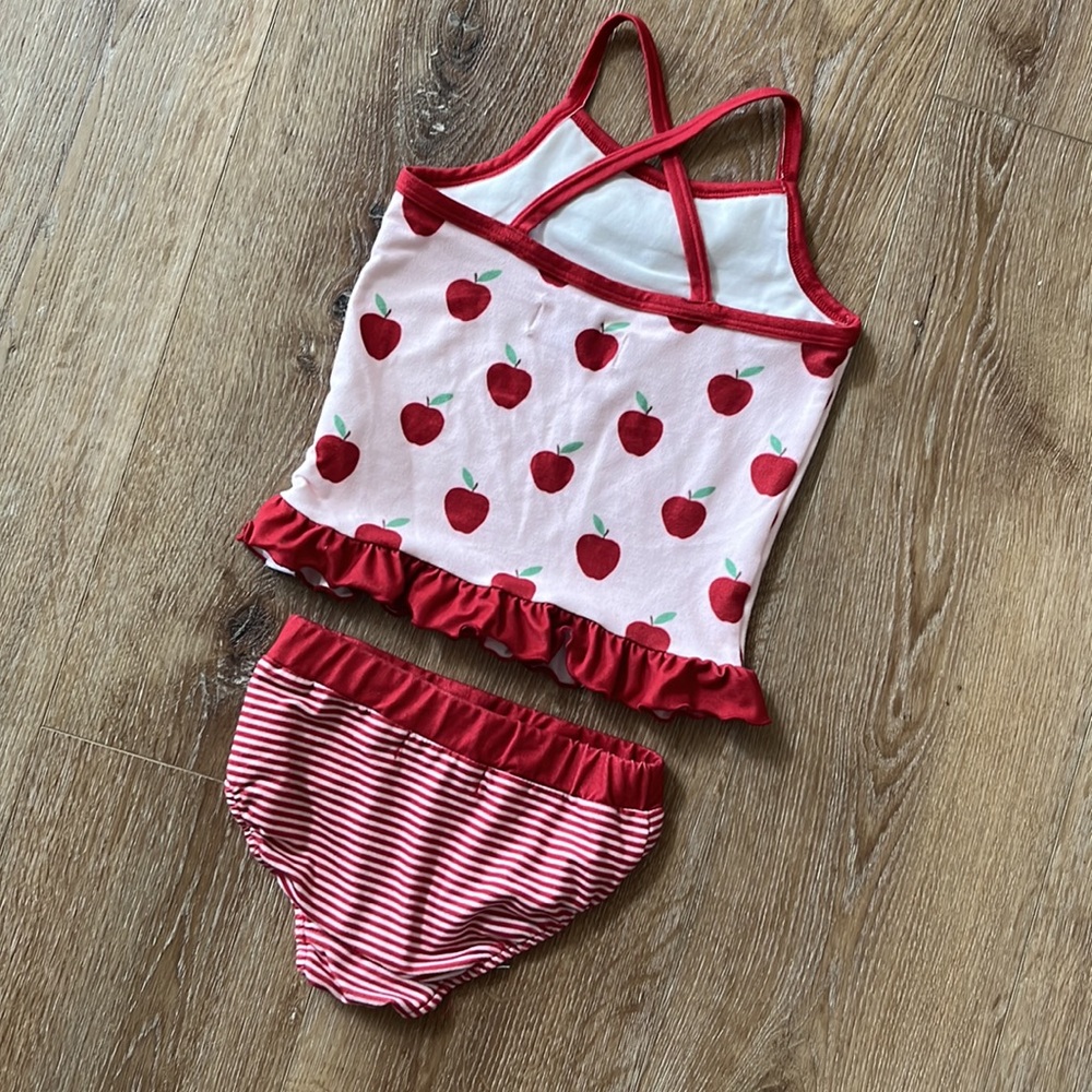 SweetHoney Apple Loungewear Pajama Set 4T - Picture 5 of 6